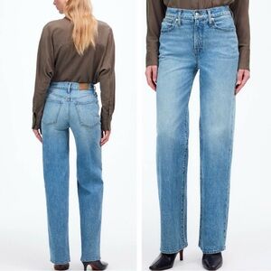Madewell The Perfect Vintage High Waist Straight Leg Jeans
